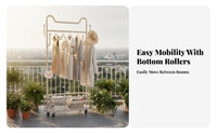 Movable with casters Freestanding Coat Tree Minimalist Aesthetic Mobile Branch-Hook Rack adaptable design Garment Stand Stable Circular Base for Apartment Dwellers, Homeowners, Bedroom, Living Room, Balcony, Entryapproach