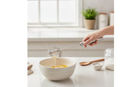 Manual Semi-Automatic Whisk Rust-Resistant Rotary Whisk Lightweight Utensil Sturdy for Home Bakers