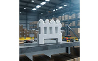 Flower Bed Border Mold Sturdy Fence Border Mold Plastic Modular for DIYers, Yard
