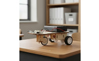 STEM Education Wooden Smart Car Kit Hands-on Ability Robotics Project Creative Thinking for Students