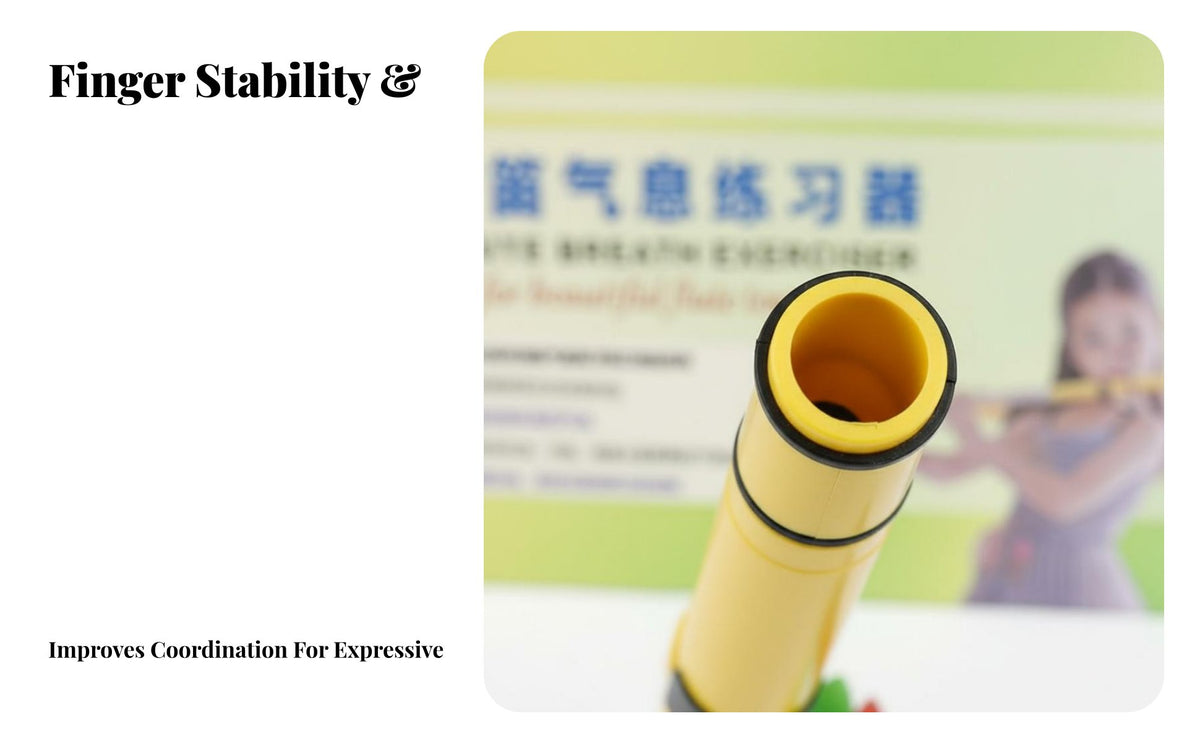 Long-Lasting ABS Material Flute Breath Control Coach Versatile Use Flute Embouchure Training Tool Visual Feedback for Beginners, Students
