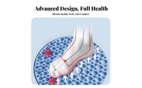 Extra Large TPE Foot Reflexology Board Thickened Design Round Acupressure Mat Non-Slip for Seniors, Elderly, Home Use, Office