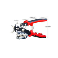 Sharp Punches Leather Belt Hole Puncher Heavy Duty Belt Hole Punch Tool Clean Cut Rotary Punch Tool Ergonomic Grip for Leatherworkers, Crafters, DIY Enthusiasts, Crafting, Workshop