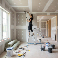 2 Pieces Drywall Stilt Leg Bands Fully Adjustable Padded Stilt Straps Hook and Loop Fastening for Painters