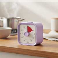 Analoger Countdown-timer Countdown Timer Countdown-uhr Kids Study Timer Countdown Clock Silent Operation Plastic Body Suitable for Kitchen Tasks Office Use Classrooms