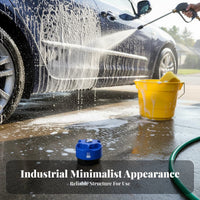 1/4 Inch Quick Connect Nozzle Adjustable Spray Nozzle Tip Adjustable Power Washer Tip for Car Owners, Homeowners, Garden Watering