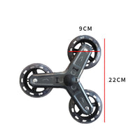 Triangle Replacement Casters Heavy-Duty Triangular Caster Non-Slip Hardware for Shopping Carts