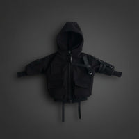 6 Inch Figure Hooded Jacket and Pants 1/12 Scale Figure Clothes Material 1/12 Scale Techwear Set for Hobbyists, Toy Photography