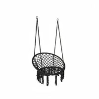 Macrame Chair Airy Lattice Home Furniture Oval Frame