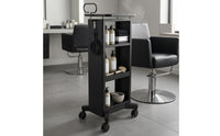 Salon Trolley Metal Hairdressing Trolley Swivel Casters Rolling Cart for Hairdressers