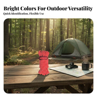 Sturdy Reflective Tent Rope Heavy-Duty Reflective Guy Line High-Strength for Hiking, Backpacking