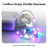 light-emitting diode line Lightss contact-friendlyuch-friendly tiny light-emitting diode Wire Lights Warm radiance for Party, Patio