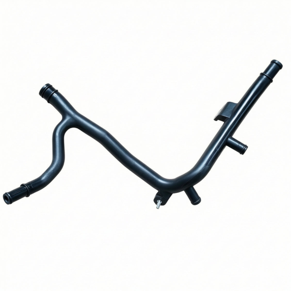Engine Water Pipe Black Part Molded