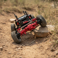 RC Car Axle CNC-Machined Front Rear Complete Axle Set with Steel Gears Aluminum Axles for Hobbyists