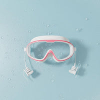 Anti-Fog Goggles Cap Earplugs Set Design Swim Goggles and Cap Kit Wide View Adult Swim Kit HD Vision for Adults