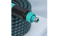 Handgun-Style gripGrip Expandable Hose with Spray Portable Hose with Spray Nozzle Kink-Resistant Leak-Proof for Patio Cleaning