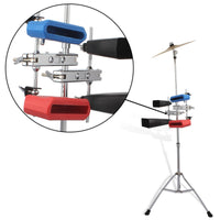 Drum Universal Holder Easy to Adjust Drum Multi Clamp Heavy-Duty Metal Percussion Mounting Bracket