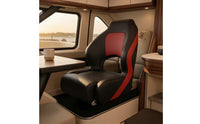 Boat Chair Waterproof High Back Boat Seat Sun Resistant for Captains, Rv Drivers, Boats, Yachts, Rvs