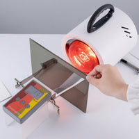 Portable Infrared Heating Lamp 275W Infrared Heat Lamp 220V Red Light for Car Detailers, Automotive Technicians, Workshop