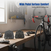 Bike Pedal Converter, SPD/KEO System Adapter, Flat Pedal Conversion Plate, Cycling Accessory