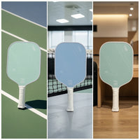 Carbon Fiber Pickleball Paddle Lightweight Pickleball Paddle with PU Grip Pickle Ball Racket Non-Slip Matte-Textured for Players