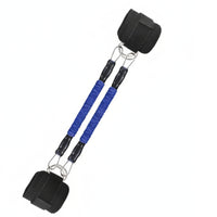 Double Cord Resistance Rope Woven Cover Ankle Strap Heavy Duty Tension Rope Exerciser for Home Exercise