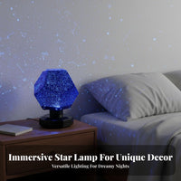 Star Caster Romantic Atmosphere Celestial Light Caster 360° Rotation Celestial Display Night Light for Family, Adults, Bedroom, Relaxation, Parties