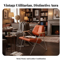 Industrial Design Retro Green Chair and Table Set Long-Lasting Construction Commercial Furniture Wear-Resistant Cafe Seating Easy to Clean for Restaurant Owners, Interior Designers, Apartment Dwellers, Coffee Shop, Bar, Brasserie, Lounge