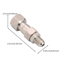 360 Degree Swivel Adapter Compact Pressure Washer Adapter Stainless Steel Coupler Corrosion Resistant Inline Coupling Heavy Duty