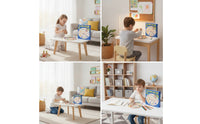 Wooden Rope Puzzle Board Game Brain-Teasing Wooden Rope Puzzle Untangling Game Reasoning Elastic for Children, Home, Classroom