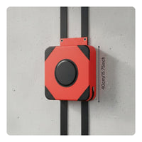 Space Saving Boxing Wall Target Shock Absorbing Wall Mounted Punching Pad Adjustable Height Fitness Equipment Quiet Operation for Adults
