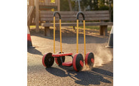 Pedal Balance Bike Metal Frame Child Vehicle Wide Wheels for Children