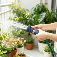 Brass Garden Hose Nozzle Handheld High-Pressure Spray Nozzle Heavy-Duty spray tool for Car Washing