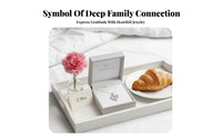 Mother Heart Necklace Symbolic Embrace Meaningful Keepsake for Family Moments