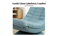 Ergonomic backrestrest Upholstered rotating Armchair Lowcontour Lounge Chair inviting Design Home Seating Deep Seat for New Mothers, Homeowners, Living Room, Nursery, Bedroom, perusing corner