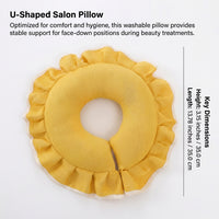 Massage Face Pillow Headrest for Facial Treatments, Washable Beauty Salon Face Pillow, Massage Face Down Pillow for Home Spa