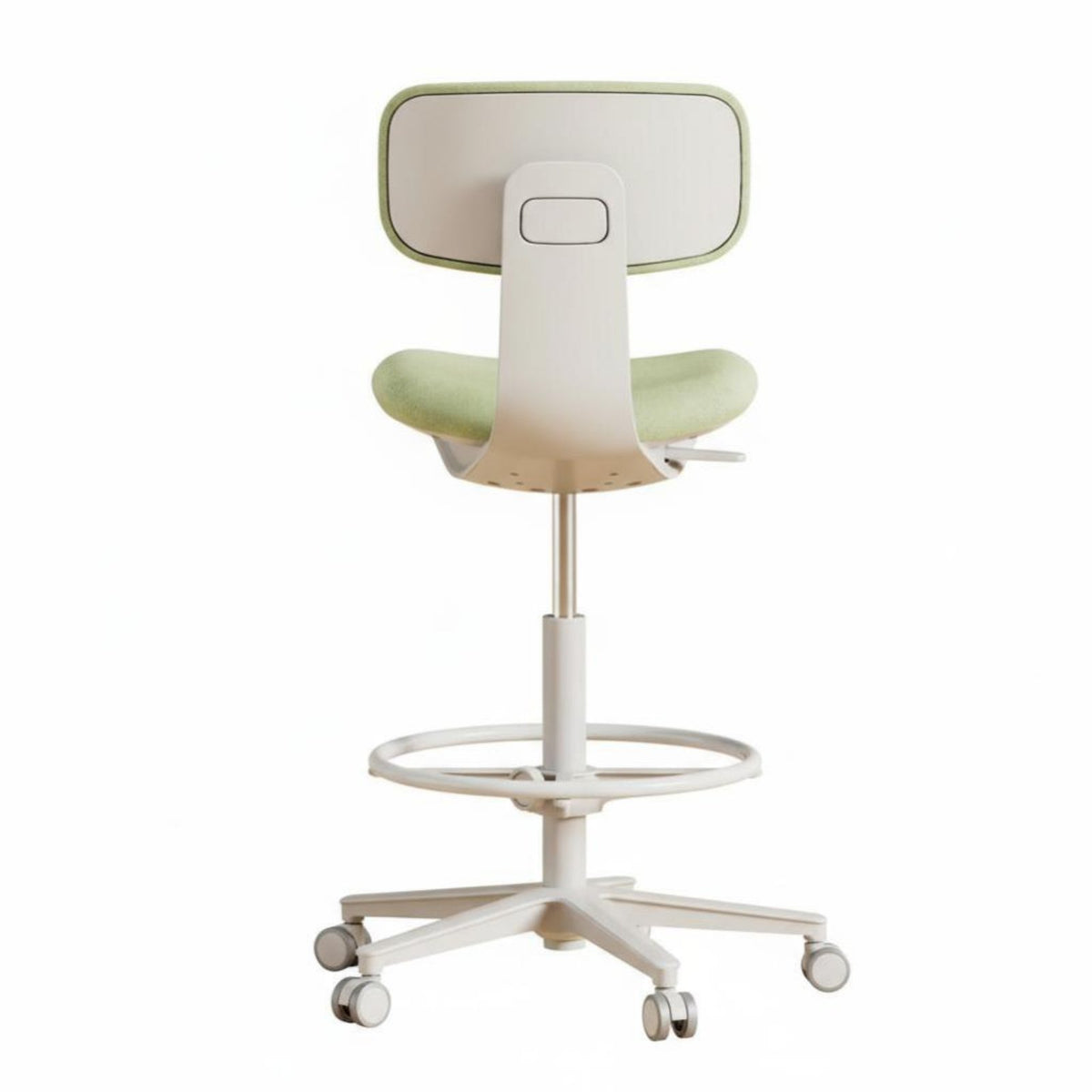 Modern and design Adjustable Saddle Stool Built-in Footrest Bar Chair Comfortable Seat Seating Furniture 360-Degree rotating for Business Owners, Design aficionados, Reception Area, Kitchen, Dining Room, Parties
