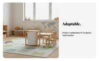 Solid Wood Construction Wooden Storage Cabinet with Bins Child-Centered Inspired Toy Organizer Child-Friendly Design children's Furniture Rounded Corners for Toddlers, Teachers, Parents, Playroom, Preschool, Kindergarten, Classroom