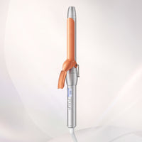 Ceramic Coating Curling Iron Anti-Scald Hair Curler with Clamp Adjustable Temperature Curling Wand Swivel Cord for Home Styling, Salon