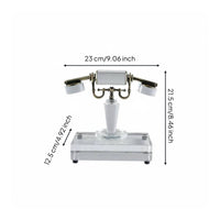 Telephone Figurine Desktop Display Phone Sculpture Decorative Piece Metal Handset Sculpture Ornament for Living Room