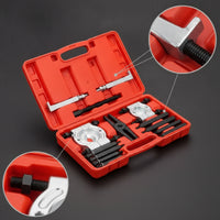 Heat Treated Bearing Puller Set with Case Heavy Duty Bearing Puller Kit with Case Long-Lasting Tool Versatile for Mechanics
