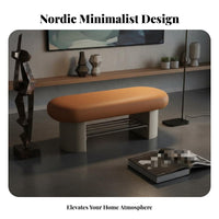 Minimalist Design Upholstered Shoe Rack Bench Cushioned Seat Padded Shoe Rack Bench Multi-Functional Entryway Stool Easy Assembly for Apartment Dwellers, Homeowners, Families, Bedroom, Living Room, Hallway, Closet