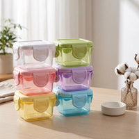 Fresh-keeping Box Candy Sealed Box Baby Children's Complementary Food Box Storage Box Seasoning Box Medicine Box Jam Box Set Wholesale