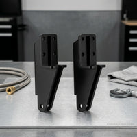 2 Pieces Replacement Screen Door Closer Bracket Plastic Door Closer Mounting Bracket Angled Hardware Reliable for Homeowners, DIYers, Home Repair
