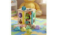 Wooden Shape Sorting Toy Early Learning Wooden Shape Sorter Fine Motor Skills Educational Sorting Box for Young Children, Infants, Nursery, Preschool