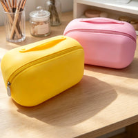 Large Capacity Silicone Makeup Bag Portable Waterproof Cosmetic Bag Stain-Resistant Beauty Storage