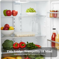Space-Saving Stackable oval container holder Drawer Large Capacity Refrigerator Container Easy to Clean Kitchen Organizer Transparent for Home Cooks, Organization lovers, Meal Preppers, Countertop, Pantry