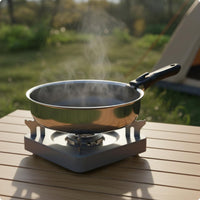 Detachable Handle Pan Induction Ready Stainless Steel Skillet All Cooktops Cookware For