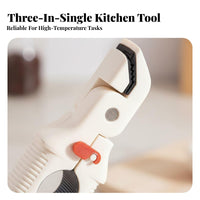 Triple-Function Anti-Scald Gripper Bottle Unseal Er Function Triple-Function Plate Grabber Multifunctional Pot Pan Gripper