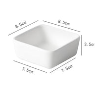Ceramic Snack Dish Mini Square Snack Dish for Home, Entertaining
